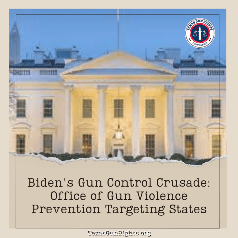 Biden's Gun Control Crusade: Office Of Gun Violence Prevention ...