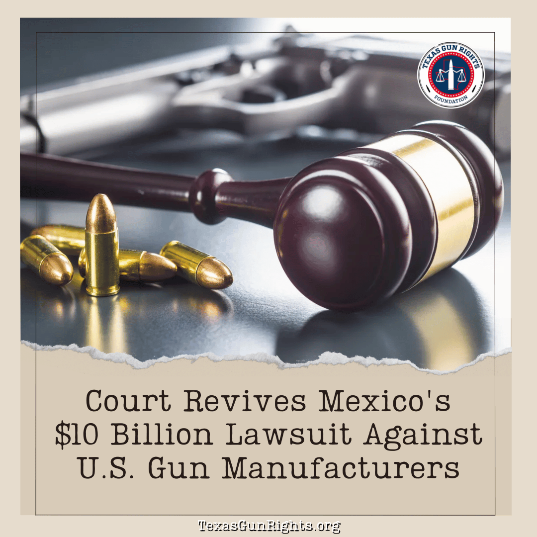 Court Revives Mexico’s $10 Billion Lawsuit Against U.S. Gun Manufacturers