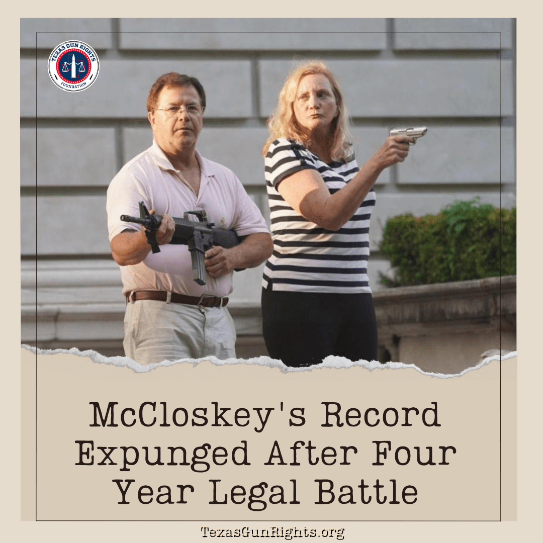 McCloskey’s Record Expunged After Four Year Legal Battle