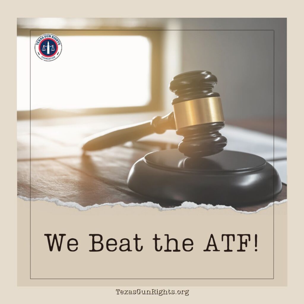 We Beat the ATF!